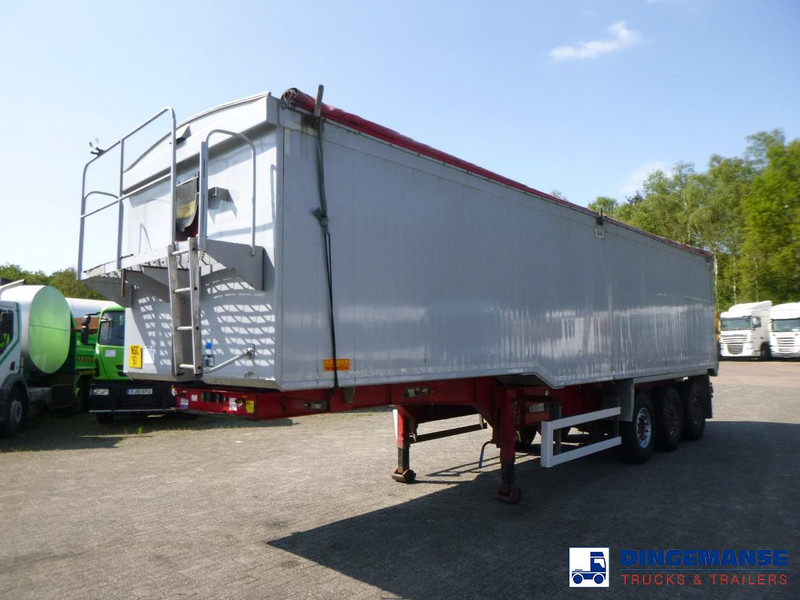 WILCOX Tipper trailer alu 55 m3 + tarpaulin - Poluprikolica istovarivača: slika 1 WILCOX Tipper trailer alu 55 m3 + tarpaulin - Poluprikolica istovarivača: slika 1