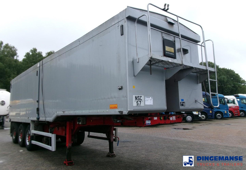 WILCOX Tipper trailer alu 55 m3 + tarpaulin - Poluprikolica istovarivača: slika 2 WILCOX Tipper trailer alu 55 m3 + tarpaulin - Poluprikolica istovarivača: slika 2