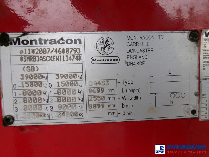 Dostavno vozilo istovarivač WILCOX Tipper trailer alu 55 m3 + tarpaulin: slika 13