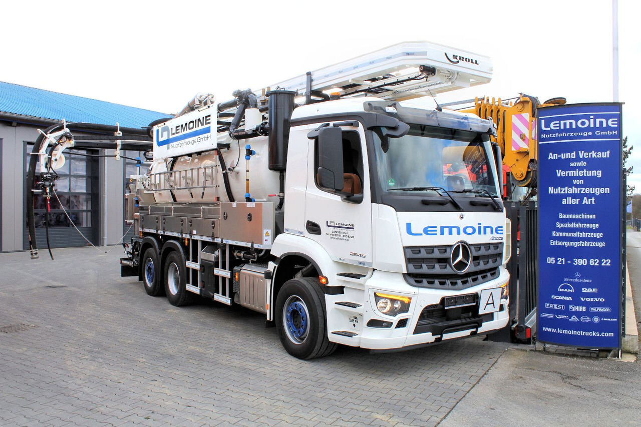 Mercedes-Benz 6x2 KROLL 14m³ HD-Kombi Wasserrückgewinner WRG - Vakuumska cisterna: slika 1 Mercedes-Benz 6x2 KROLL 14m³ HD-Kombi Wasserrückgewinner WRG - Vakuumska cisterna: slika 1
