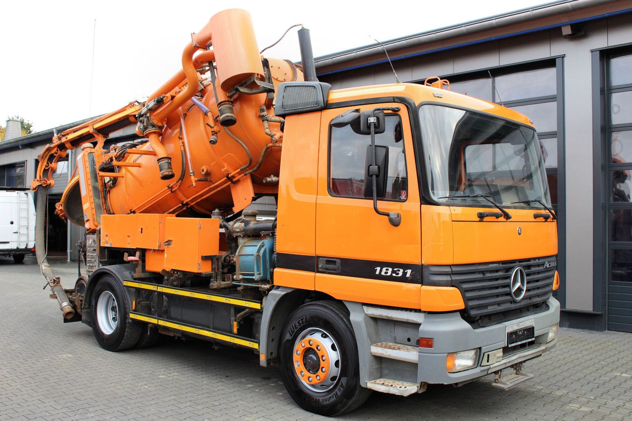 Mercedes-Benz Actros 1831 4x2 Hellmers 6,5m³ V2A INOX Kipper - Vakuumska cisterna: slika 1 Mercedes-Benz Actros 1831 4x2 Hellmers 6,5m³ V2A INOX Kipper - Vakuumska cisterna: slika 1