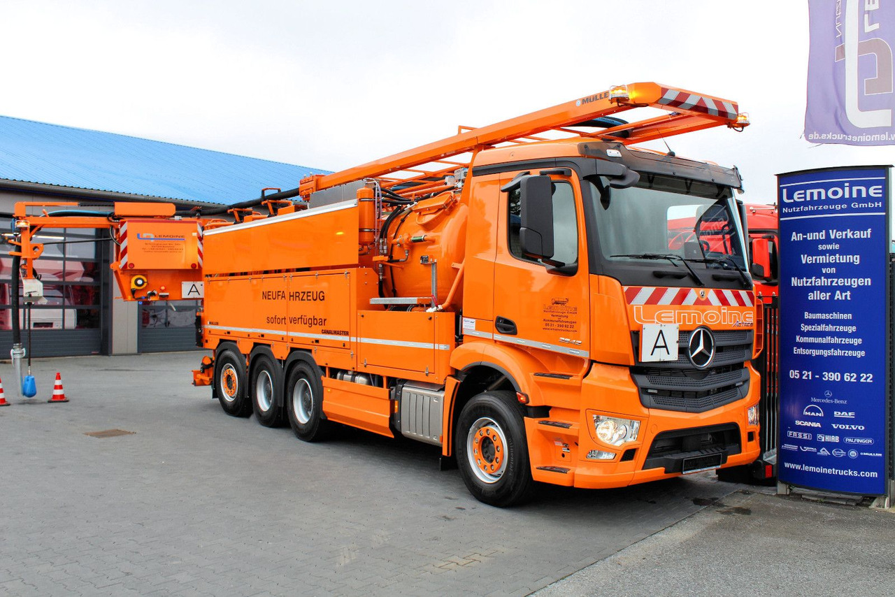 Mercedes-Benz Arocs Müller Canalmaster F 160 EWA WRG - Vakuumska cisterna: slika 1 Mercedes-Benz Arocs Müller Canalmaster F 160 EWA WRG - Vakuumska cisterna: slika 1