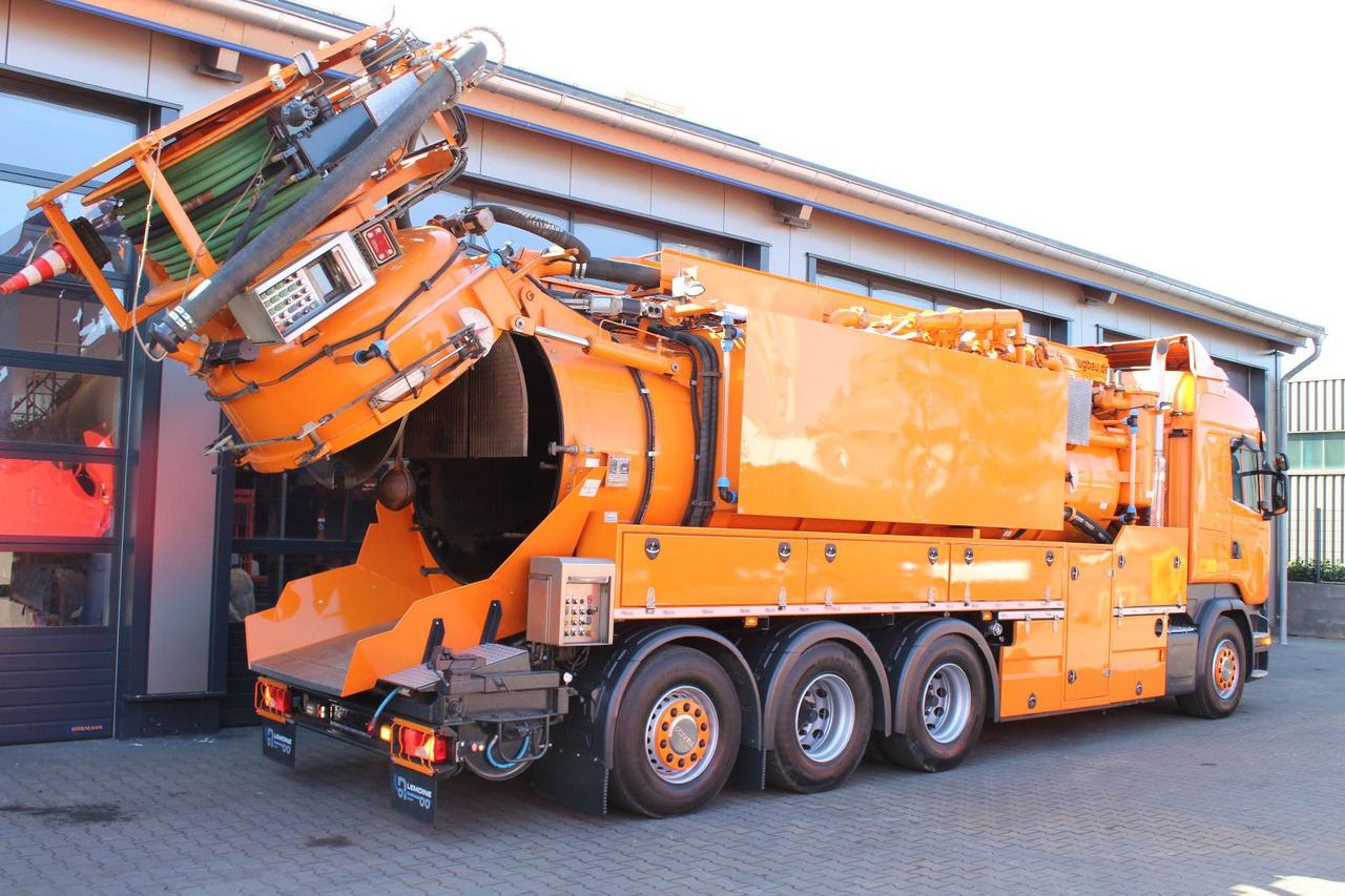 Vakuumska cisterna Scania R450 8x4 Kroll 19m³ Wasserrückgewinner Kombi-HD: slika 8