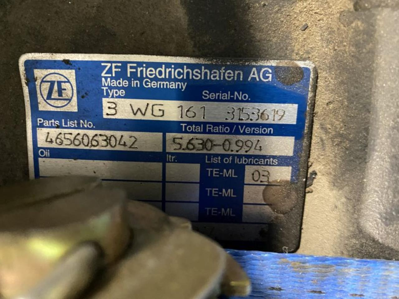 ZF 3WG161 - Transmisija za Oprema za rukovanje materijalima: slika 5 ZF 3WG161 - Transmisija za Oprema za rukovanje materijalima: slika 5