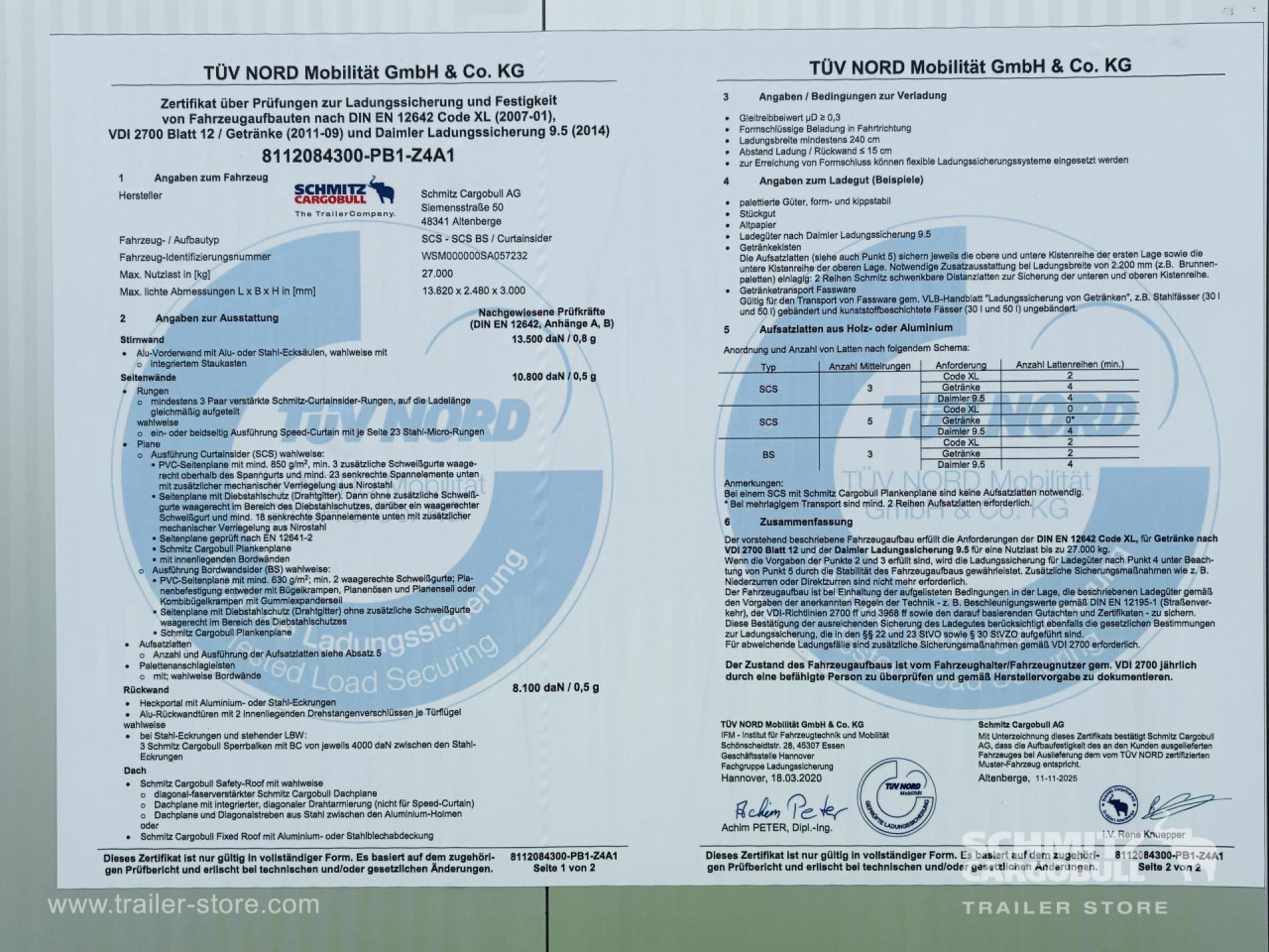 SCHMITZ Auflieger Curtainsider Standard - Poluprikolica sa ceradom: slika 4 SCHMITZ Auflieger Curtainsider Standard - Poluprikolica sa ceradom: slika 4