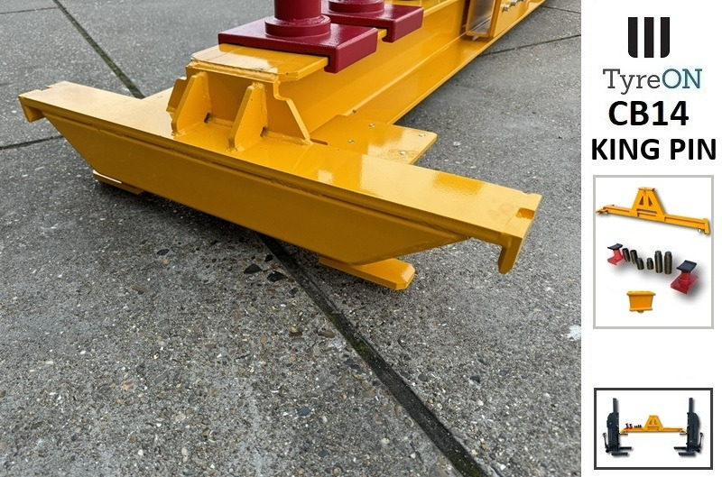 CB14-KPA 14T crossbeam with trailer kingpin adapter - mobile - for mobile truck lift mobile vehicle lifts - Гаражна опрема: slika 5 CB14-KPA 14T crossbeam with trailer kingpin adapter - mobile - for mobile truck lift mobile vehicle lifts - Гаражна опрема: slika 5