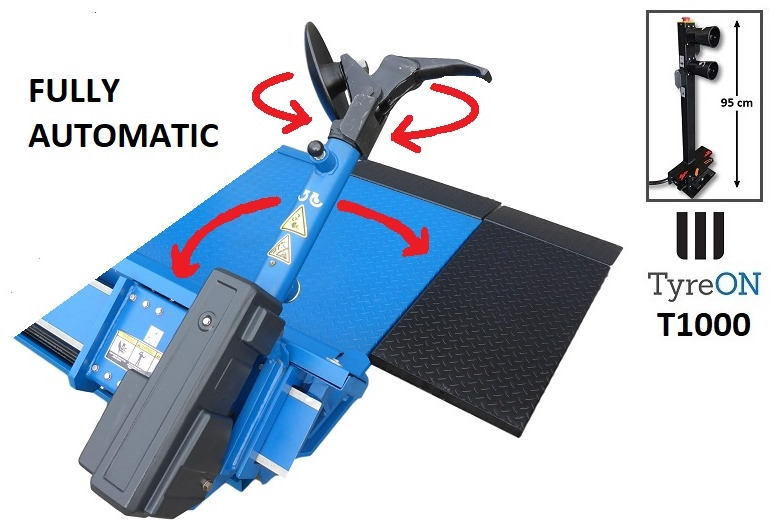 T1000 truck tyrechanger 56 Inch 2 mounting speeds - fully automatic - power 4kW+4kW - Гаражна опрема: slika 3 T1000 truck tyrechanger 56 Inch 2 mounting speeds - fully automatic - power 4kW+4kW - Гаражна опрема: slika 3