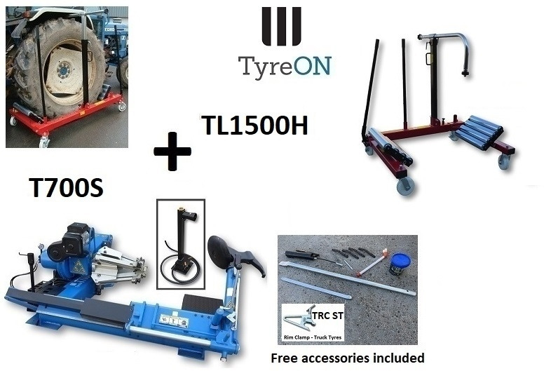 T700S 42 Inch truck tyre changer + 1500 kg wheeldollly TL1500H - Гаражна опрема: slika 1 T700S 42 Inch truck tyre changer + 1500 kg wheeldollly TL1500H - Гаражна опрема: slika 1