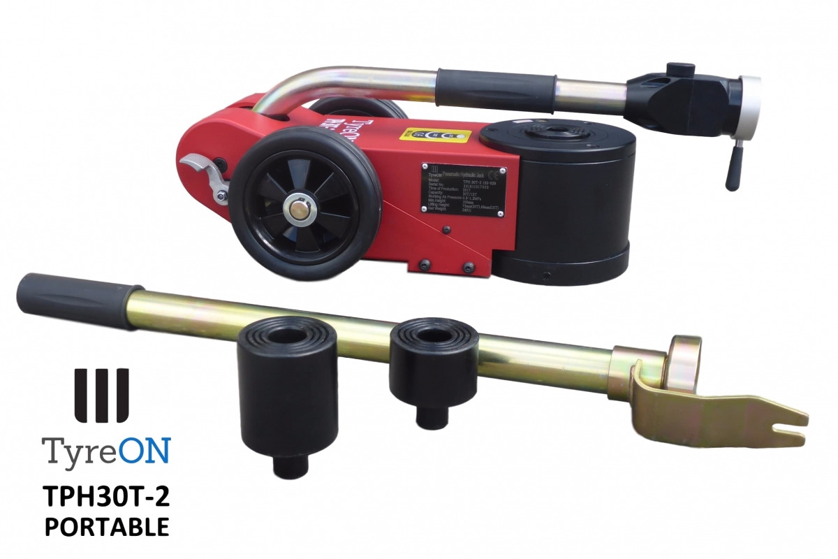 TPH30T-2M Air hydraulic jack 30 Tons - Minimum height 15 cm - portable (24 kg) - Гаражна опрема: slika 2 TPH30T-2M Air hydraulic jack 30 Tons - Minimum height 15 cm - portable (24 kg) - Гаражна опрема: slika 2