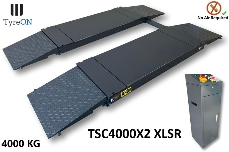 TSC4000X2 XLSR Low Profile 4T floor mounted scissor lift - Large lifting range, 66 cm wide extendable tables 148.5 to 230,5 cm - Hydromechanically locked - no air required - Гаражна опрема: slika 2 TSC4000X2 XLSR Low Profile 4T floor mounted scissor lift - Large lifting range, 66 cm wide extendable tables 148.5 to 230,5 cm - Hydromechanically locked - no air required - Гаражна опрема: slika 2