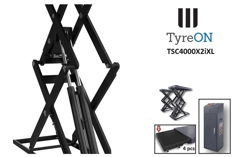 TSC4000X2iXL In floor scissor lift - Double extensions - 12 cm installation depth - Hydromechanically locked - No compressed air required - 4T - Гаражна опрема: slika 5 TSC4000X2iXL In floor scissor lift - Double extensions - 12 cm installation depth - Hydromechanically locked - No compressed air required - 4T - Гаражна опрема: slika 5