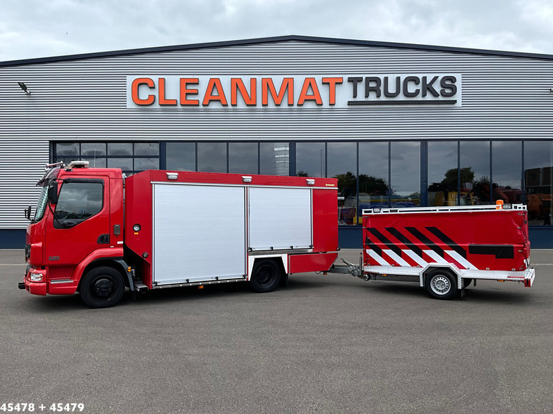 DAF FA 45 LF 150 Brandweer materiaalwagen + Mucar M5A-FOX Brandweer materiaal aanhangwagen - Vatrogasni kamion: slika 2 DAF FA 45 LF 150 Brandweer materiaalwagen + Mucar M5A-FOX Brandweer materiaal aanhangwagen - Vatrogasni kamion: slika 2