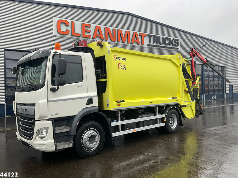 DAF FA CF 340 Euro 6 Norba 17 m³ + Palfinger 3.8 Tonmeter laadkraan + Winch - Kamion za smeće: slika 1 DAF FA CF 340 Euro 6 Norba 17 m³ + Palfinger 3.8 Tonmeter laadkraan + Winch - Kamion za smeće: slika 1