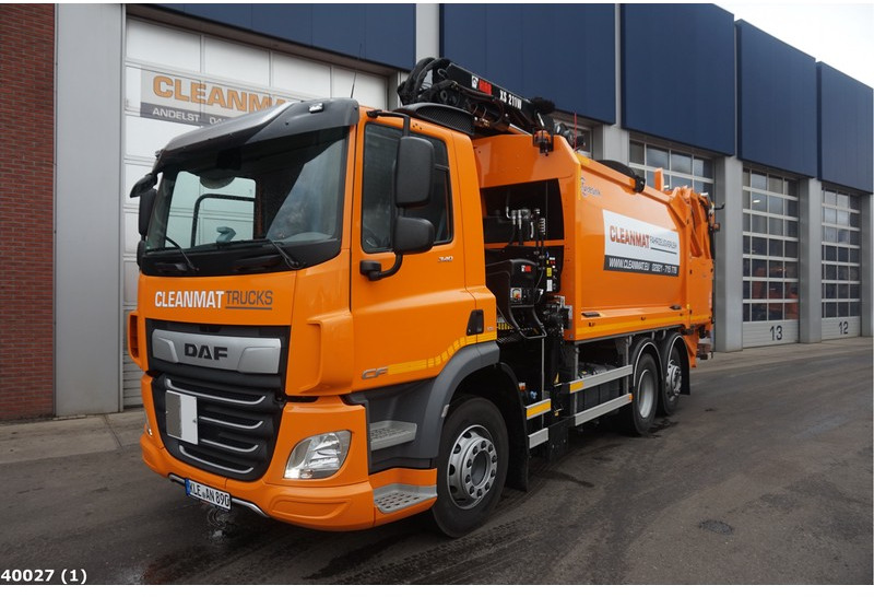 DAF FAN CF 340 Hiab 21 ton/meter laadkraan - Kamion za smeće: slika 1 DAF FAN CF 340 Hiab 21 ton/meter laadkraan - Kamion za smeće: slika 1