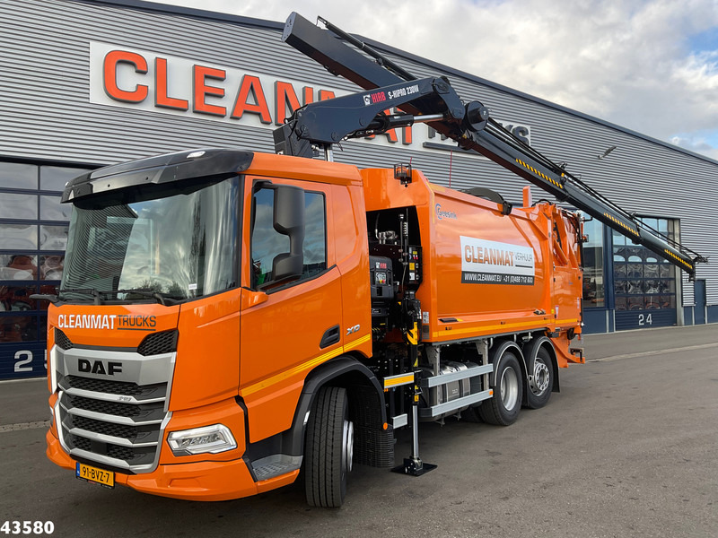 DAF FAN XD 340 Hiab 23 Tonmeter laadkraan + Welvaarts Weighing system - Kamion za smeće: slika 1 DAF FAN XD 340 Hiab 23 Tonmeter laadkraan + Welvaarts Weighing system - Kamion za smeće: slika 1