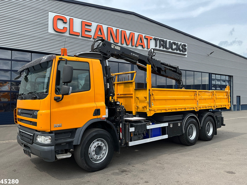 DAF FAT 75 CF 340 6x4 Manual Full steel Hiab 16 Tonmeter laadkraan - Istovarivač, Kamion sa dizalicom: slika 3 DAF FAT 75 CF 340 6x4 Manual Full steel Hiab 16 Tonmeter laadkraan - Istovarivač, Kamion sa dizalicom: slika 3