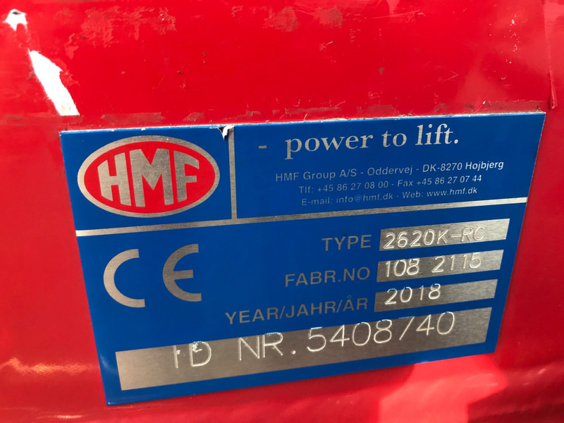 HMF 2620K-RC NEW AND UNUSED! - Kran za kamion: slika 4 HMF 2620K-RC NEW AND UNUSED! - Kran za kamion: slika 4