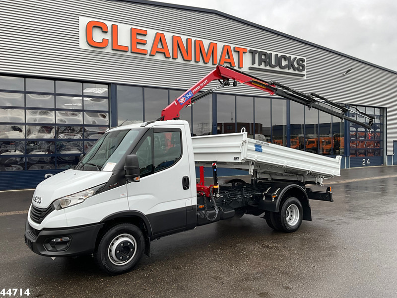 Iveco Daily 72C18 HMF laadkraan 3,4 Tonmeter laadkraan + Meiller 3-zijdige kipper New & Unused!! - Istovarivač, Kamion sa dizalicom: slika 1 Iveco Daily 72C18 HMF laadkraan 3,4 Tonmeter laadkraan + Meiller 3-zijdige kipper New & Unused!! - Istovarivač, Kamion sa dizalicom: slika 1