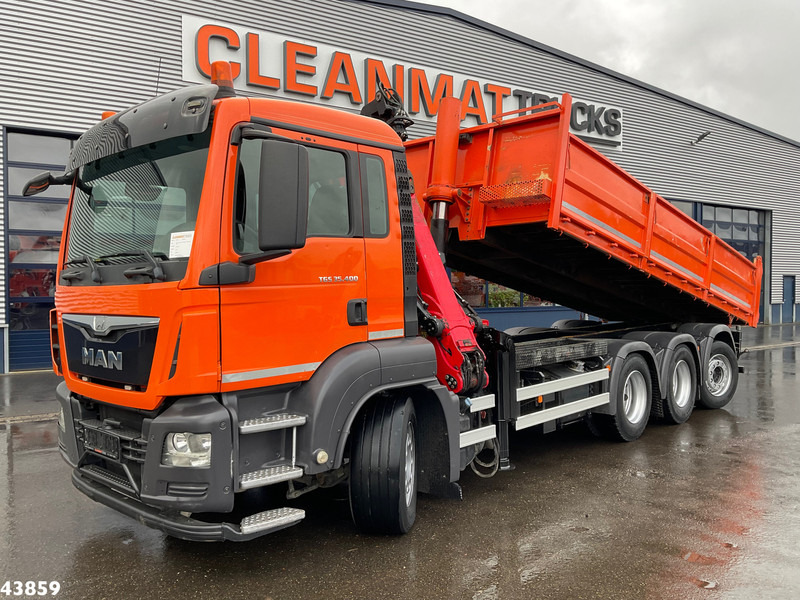 MAN TGS 35.400 8x4 Euro 6 Palfinger 17 Tonmeter Z-kraan - Istovarivač, Kamion sa dizalicom: slika 3 MAN TGS 35.400 8x4 Euro 6 Palfinger 17 Tonmeter Z-kraan - Istovarivač, Kamion sa dizalicom: slika 3