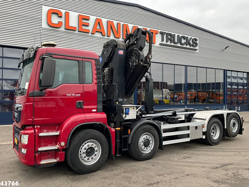 MAN TGS 35.480 8x4H Euro 6 HMF 40 Tonmeter laadkraan + Fly-Jib - Kamion sa hidrauličnom kukom, Kamion sa dizalicom: slika 2 MAN TGS 35.480 8x4H Euro 6 HMF 40 Tonmeter laadkraan + Fly-Jib - Kamion sa hidrauličnom kukom, Kamion sa dizalicom: slika 2