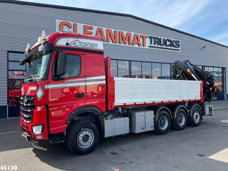 Mercedes-Benz Arocs 3263 8x4 Euro 6 Hiab 37 Tonmeter laadkraan + Fly-Jib - Istovarivač, Kamion sa dizalicom: slika 4 Mercedes-Benz Arocs 3263 8x4 Euro 6 Hiab 37 Tonmeter laadkraan + Fly-Jib - Istovarivač, Kamion sa dizalicom: slika 4