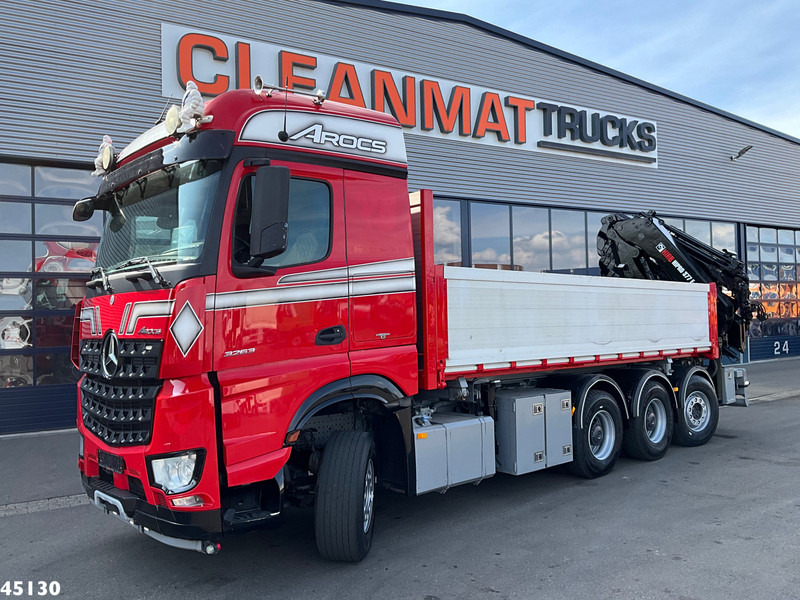Mercedes-Benz Arocs 3263 8x4 Hiab 37 Tonmeter laadkraan + Fly-Jib - Istovarivač, Kamion sa dizalicom: slika 3 Mercedes-Benz Arocs 3263 8x4 Hiab 37 Tonmeter laadkraan + Fly-Jib - Istovarivač, Kamion sa dizalicom: slika 3