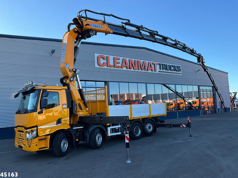 Renault C 380 8x2 Euro 6 Effer 95 Tonmeter laadkraan + Fly-Jib Just 39.453 km! - Kamion sa dizalicom: slika 1 Renault C 380 8x2 Euro 6 Effer 95 Tonmeter laadkraan + Fly-Jib Just 39.453 km! - Kamion sa dizalicom: slika 1