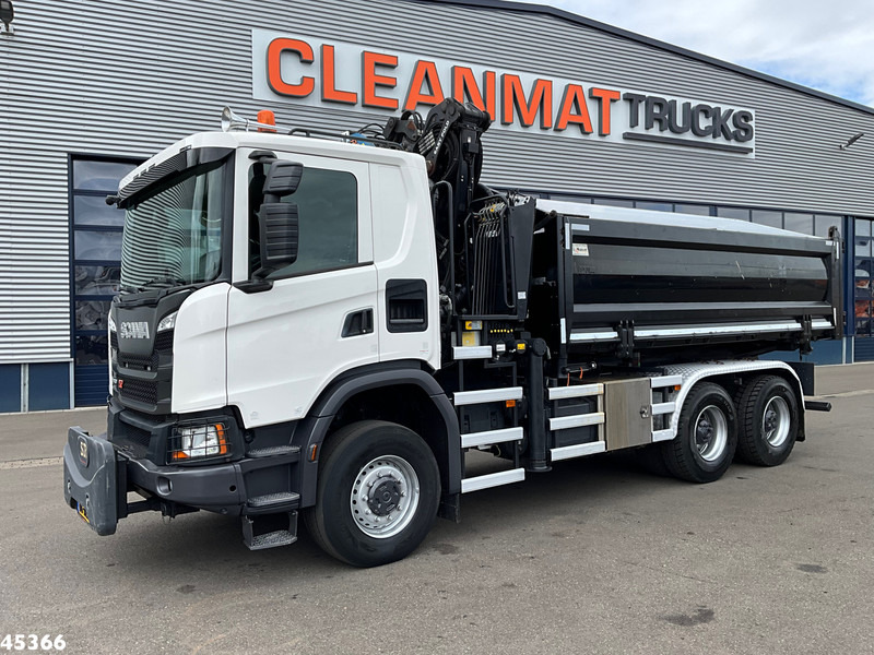 Scania G 410 6x6 Euro 6 Palfinger 17 Tonmeter Z-kraan - Istovarivač, Kamion sa dizalicom: slika 3 Scania G 410 6x6 Euro 6 Palfinger 17 Tonmeter Z-kraan - Istovarivač, Kamion sa dizalicom: slika 3