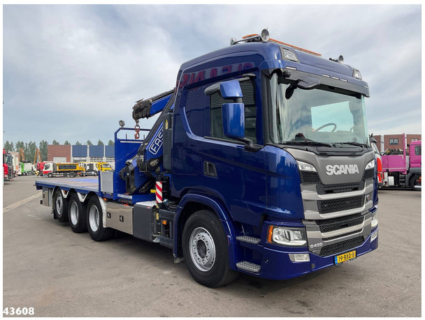 Scania G 450 8x4 Fassi 45 Tonmeter laadkraan + Fly-Jib Just 151.350 km! - Kamion sa dizalicom: slika 3 Scania G 450 8x4 Fassi 45 Tonmeter laadkraan + Fly-Jib Just 151.350 km! - Kamion sa dizalicom: slika 3