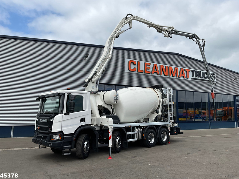 Scania P 450 XT 8x4 Euro 6 Retarder CIFA 7m³ Mixer + Pumi Pump 25 m³ NEW AND UNUSED! - Mikser za beton: slika 1 Scania P 450 XT 8x4 Euro 6 Retarder CIFA 7m³ Mixer + Pumi Pump 25 m³ NEW AND UNUSED! - Mikser za beton: slika 1