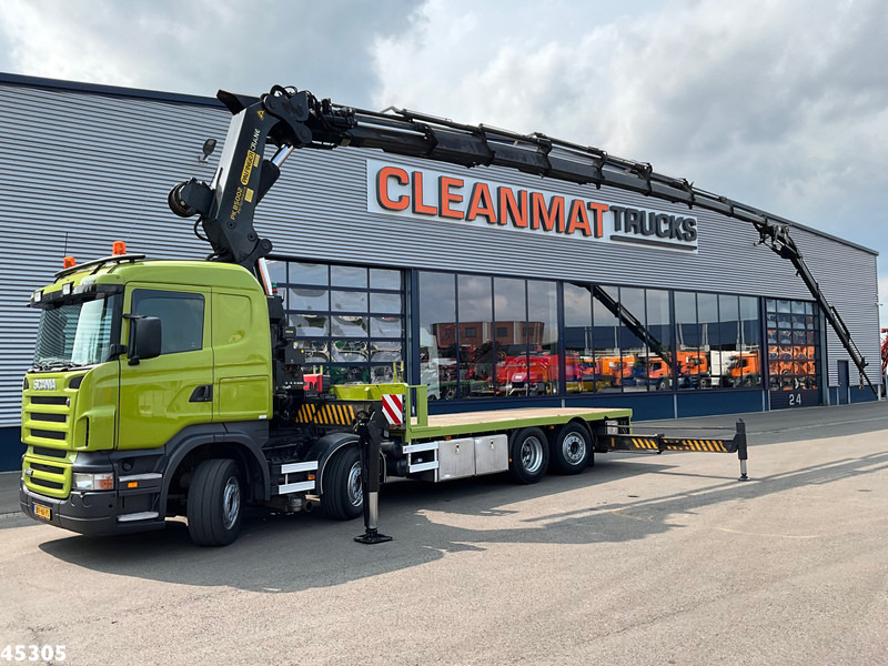 Scania R 420 8x2 manual Palfinger 85 Tonmeter laadkraan + Fly-Jib - Kamion sa dizalicom: slika 1 Scania R 420 8x2 manual Palfinger 85 Tonmeter laadkraan + Fly-Jib - Kamion sa dizalicom: slika 1