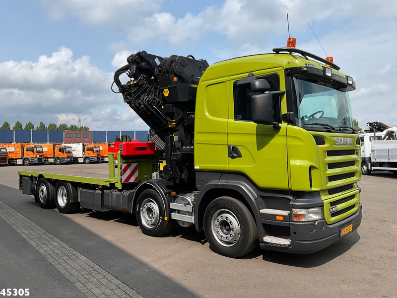 Scania R 420 8x2 manual Palfinger 85 Tonmeter laadkraan + Fly-Jib - Kamion sa dizalicom: slika 4 Scania R 420 8x2 manual Palfinger 85 Tonmeter laadkraan + Fly-Jib - Kamion sa dizalicom: slika 4