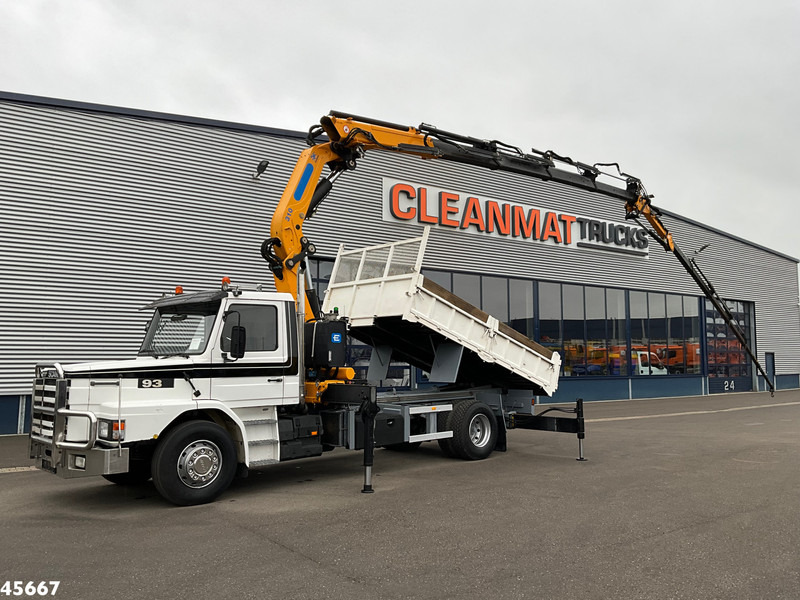 Scania T 93 4x2 Kipper met 31 Tonmeter laadkraan (bj 2005) + Fly-JIb! Just 118.736 km! - Istovarivač, Kamion sa dizalicom: slika 1 Scania T 93 4x2 Kipper met 31 Tonmeter laadkraan (bj 2005) + Fly-JIb! Just 118.736 km! - Istovarivač, Kamion sa dizalicom: slika 1