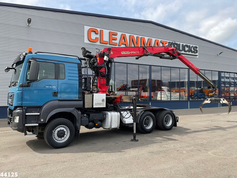 MAN TGS 33.480 6x6 Euro 6 Palfinger 27 Tonmeter boomkraan - Tegljač: slika 1 MAN TGS 33.480 6x6 Euro 6 Palfinger 27 Tonmeter boomkraan - Tegljač: slika 1