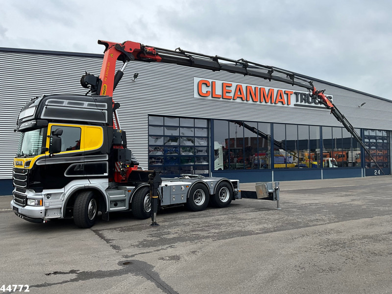 Scania R500 8x4 V8 Retarder Palfinger 53 Tonmeter laadkraan + Fly-Jib - Tegljač: slika 1 Scania R500 8x4 V8 Retarder Palfinger 53 Tonmeter laadkraan + Fly-Jib - Tegljač: slika 1