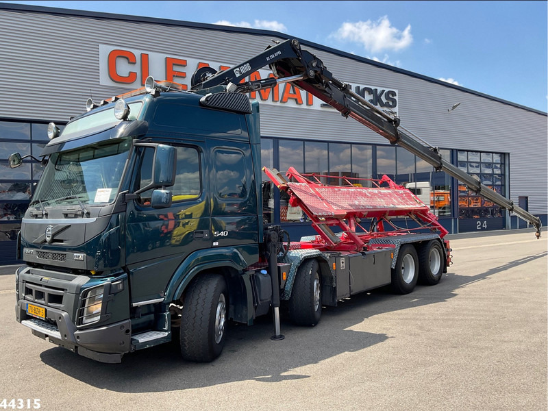 Volvo FMX 540 8x4 Euro 6 Hiab 28 Tonmeter laadkraan - Kamion sa kablovskim sistemom, Kamion sa dizalicom: slika 1 Volvo FMX 540 8x4 Euro 6 Hiab 28 Tonmeter laadkraan - Kamion sa kablovskim sistemom, Kamion sa dizalicom: slika 1