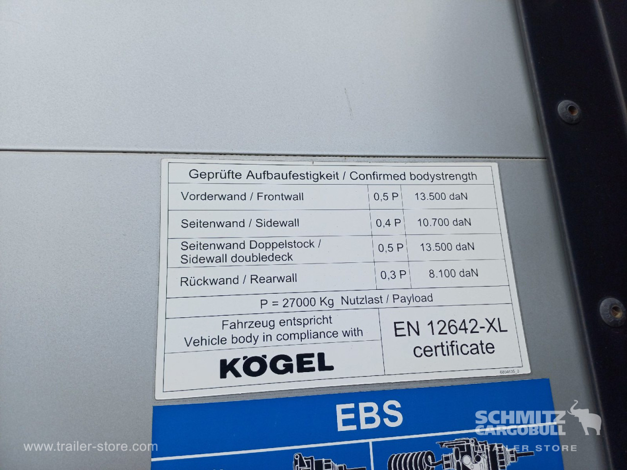KOEGEL Auflieger Curtainsider Standard - Poluprikolica sa ceradom: slika 4 KOEGEL Auflieger Curtainsider Standard - Poluprikolica sa ceradom: slika 4