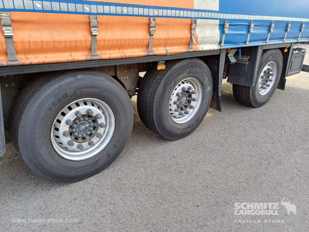 SCHMITZ Auflieger Curtainsider Standard Forklift holder - Poluprikolica sa ceradom: slika 4 SCHMITZ Auflieger Curtainsider Standard Forklift holder - Poluprikolica sa ceradom: slika 4