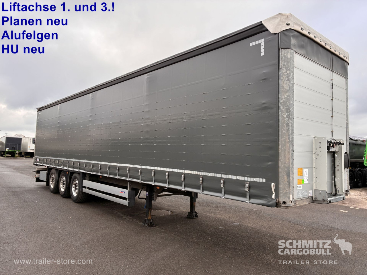 SCHMITZ Auflieger Curtainsider Standard - Poluprikolica sa ceradom: slika 1 SCHMITZ Auflieger Curtainsider Standard - Poluprikolica sa ceradom: slika 1