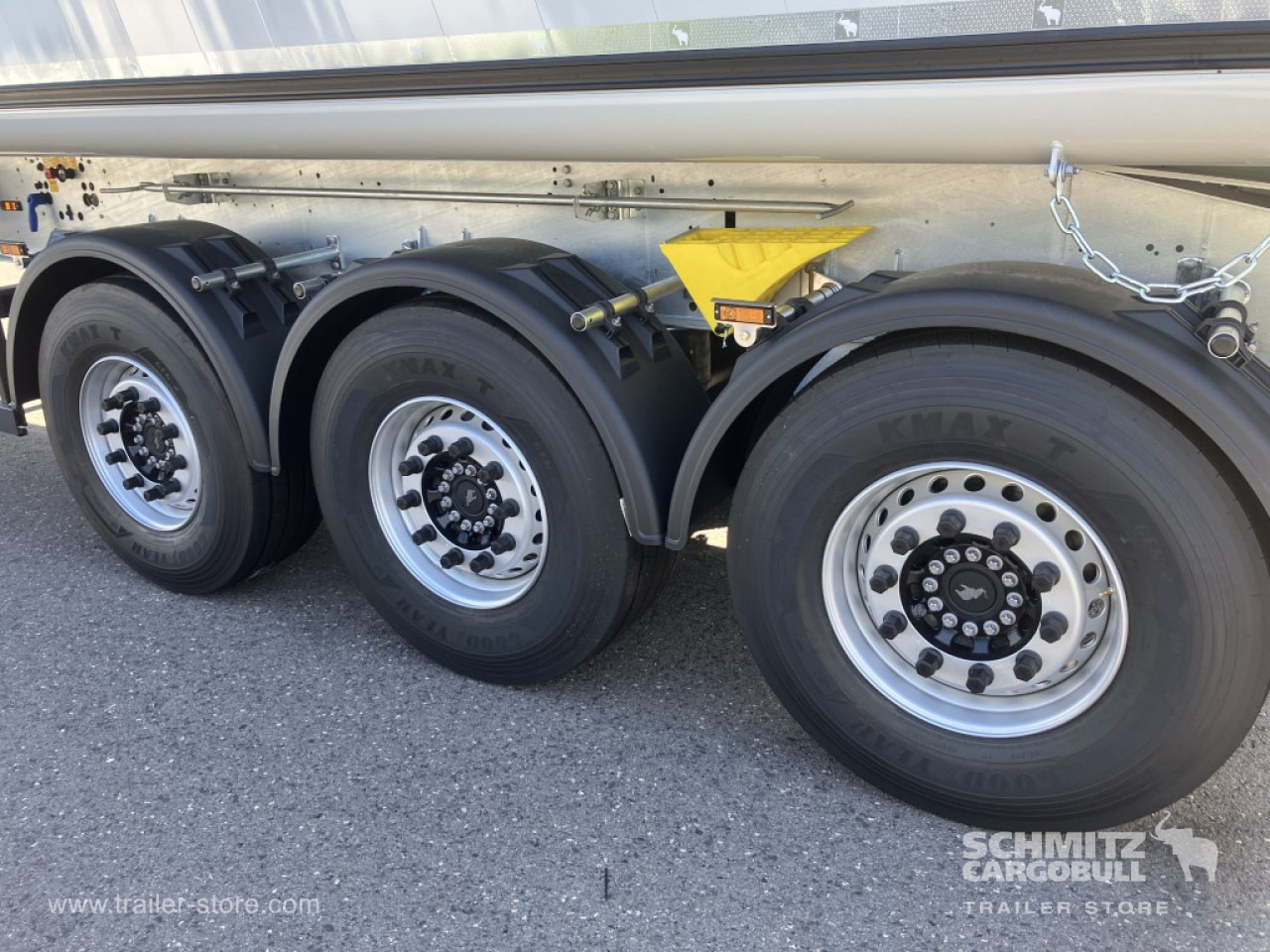 SCHMITZ Auflieger Kipper Alukastenmulde 52m³ - Poluprikolica istovarivača: slika 3 SCHMITZ Auflieger Kipper Alukastenmulde 52m³ - Poluprikolica istovarivača: slika 3