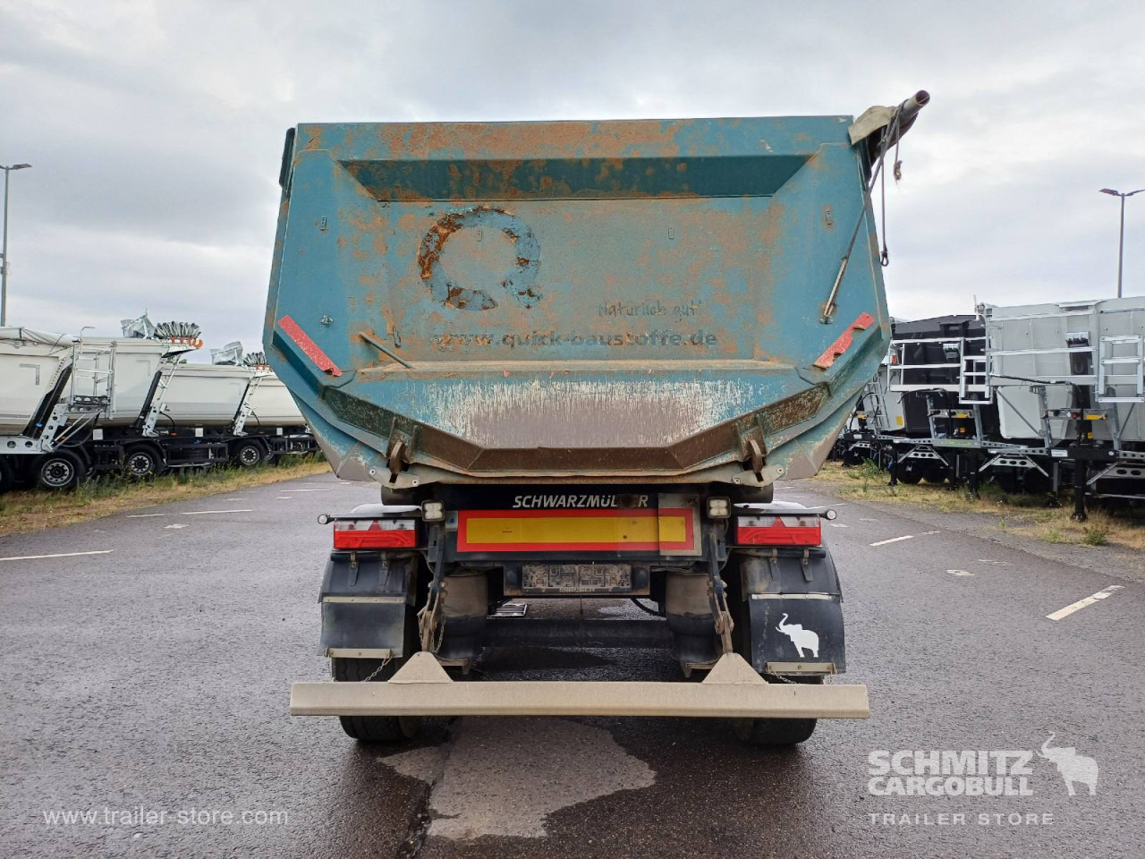 Poluprikolica istovarivača SCHWARZMUELLER Auflieger Kipper Stahlrundmulde 26m³: slika 8 Poluprikolica istovarivača SCHWARZMUELLER Auflieger Kipper Stahlrundmulde 26m³: slika 8