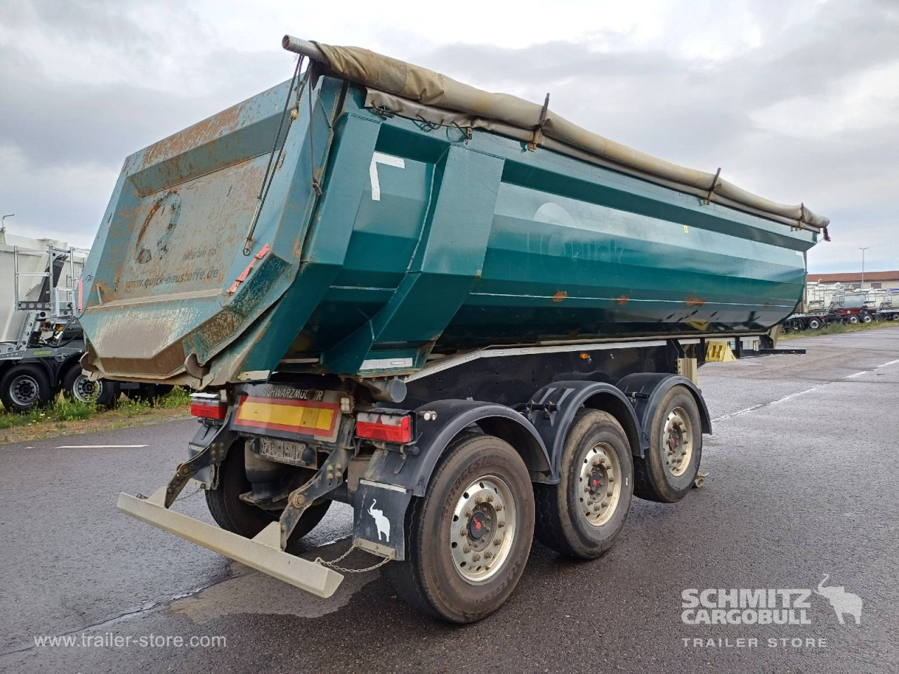 Poluprikolica istovarivača SCHWARZMUELLER Auflieger Kipper Stahlrundmulde 26m³: slika 7 Poluprikolica istovarivača SCHWARZMUELLER Auflieger Kipper Stahlrundmulde 26m³: slika 7