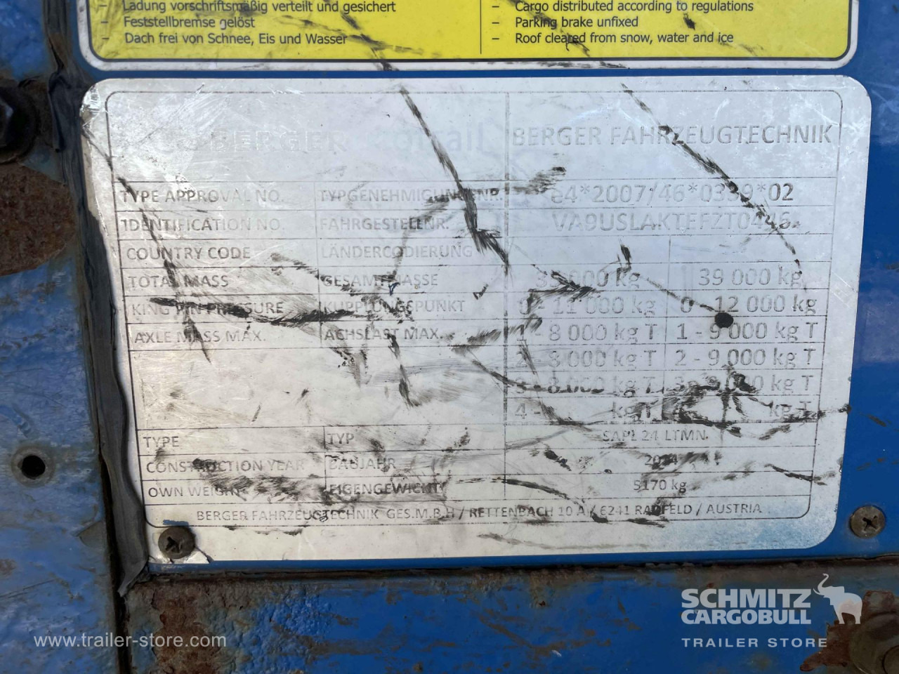 BERGER Semiremolque Lona Mega - Poluprikolica sa ceradom: slika 2 BERGER Semiremolque Lona Mega - Poluprikolica sa ceradom: slika 2