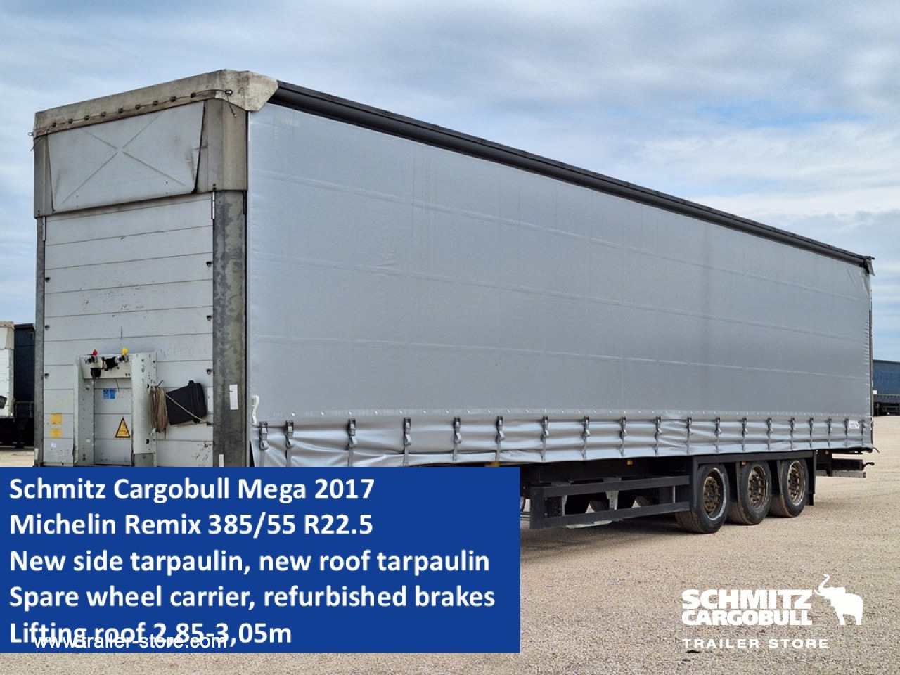 SCHMITZ Curtainsider Mega - Poluprikolica sa ceradom: slika 1 SCHMITZ Curtainsider Mega - Poluprikolica sa ceradom: slika 1
