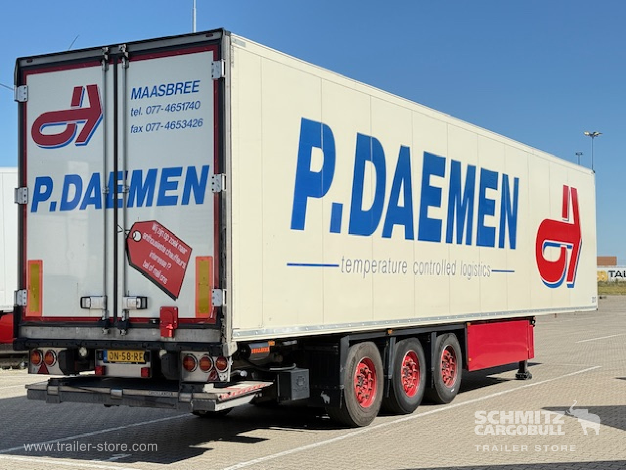 Izotermička poluprikolica SCHMITZ Oplegger Vries Multitemp Taillift: slika 8