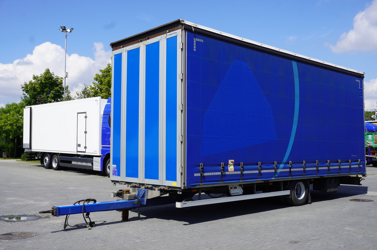 Gniotpol Tandem trailer / 10t / 2018 / 19 pallets - Prikolica sa ceradom: slika 1 Gniotpol Tandem trailer / 10t / 2018 / 19 pallets - Prikolica sa ceradom: slika 1