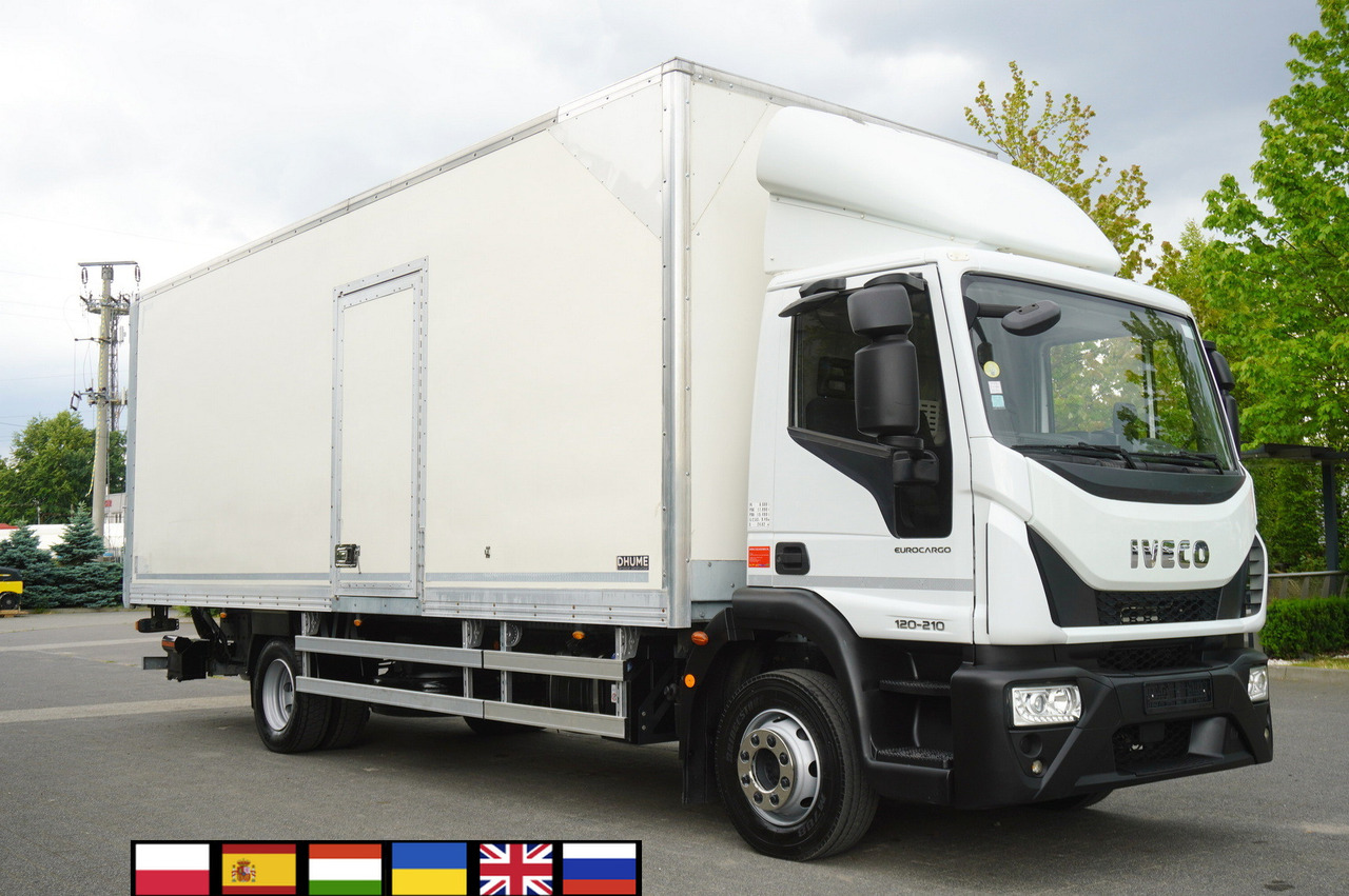 IVECO Eurocargo 12.210 / 18 EPAL box / 130 tho. km! / Dhollandia tail lift 1500 kg - Kamion sa zatvorenim sandukom: slika 1 IVECO Eurocargo 12.210 / 18 EPAL box / 130 tho. km! / Dhollandia tail lift 1500 kg - Kamion sa zatvorenim sandukom: slika 1