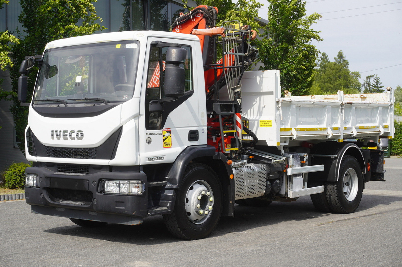 IVECO Eurocargo 160-250 / Fassi F95 crane / 120 tho. km / 3-sided tipper - Istovarivač, Kamion sa dizalicom: slika 3 IVECO Eurocargo 160-250 / Fassi F95 crane / 120 tho. km / 3-sided tipper - Istovarivač, Kamion sa dizalicom: slika 3