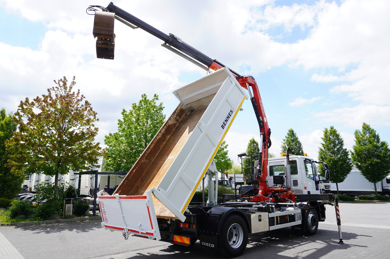 IVECO Eurocargo 160E22 EEV Dump truck / Bortmatic / Crane FASSI F95A.0.22 - Kamion sa tovarnim sandukom, Kamion sa dizalicom: slika 5 IVECO Eurocargo 160E22 EEV Dump truck / Bortmatic / Crane FASSI F95A.0.22 - Kamion sa tovarnim sandukom, Kamion sa dizalicom: slika 5