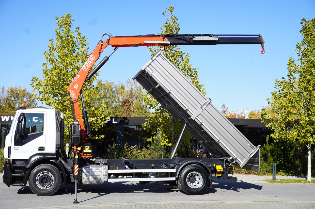 IVECO Stralis 310 E6 / NEW 3-sided tipper / Fassi F135 crane with remote control - Kamion sa dizalicom: slika 4 IVECO Stralis 310 E6 / NEW 3-sided tipper / Fassi F135 crane with remote control - Kamion sa dizalicom: slika 4